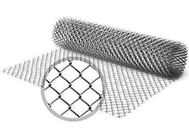 Сетка рабица 55x55 оцинкованная, диаметр d=1,8мм  